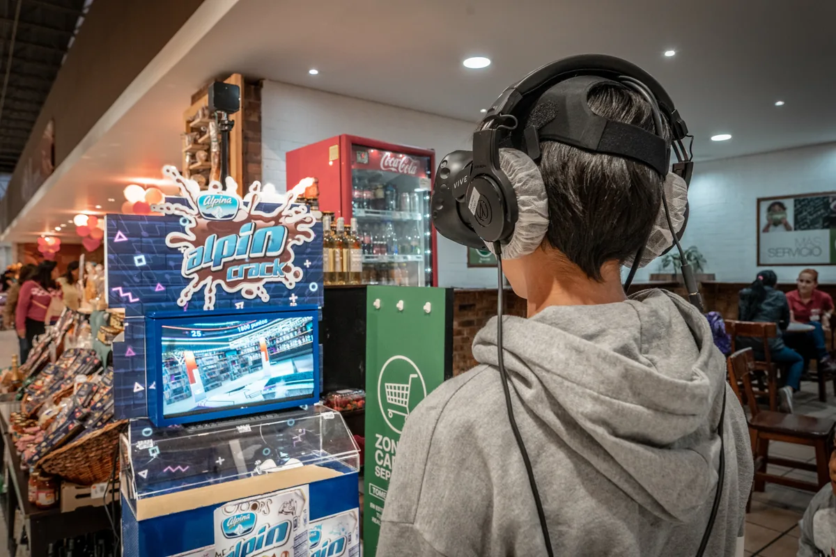 Alpina Challenge VR installation